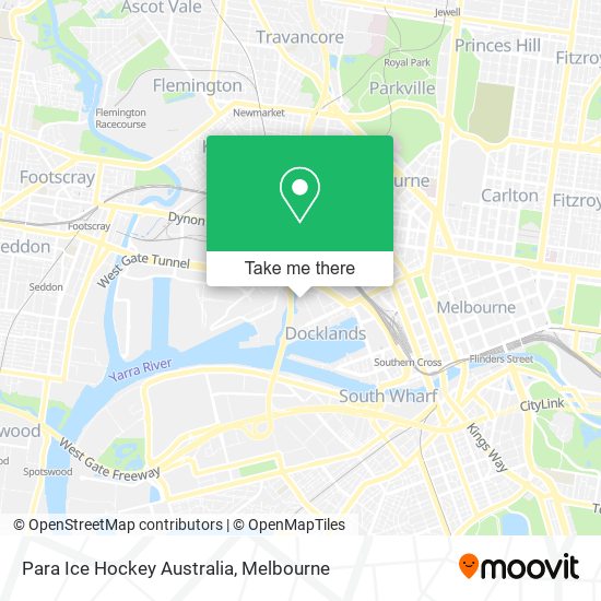 Para Ice Hockey Australia map