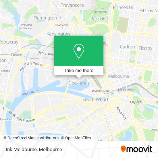 Ink Melbourne map