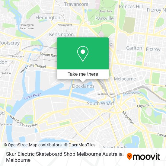 Skur Electric Skateboard Shop Melbourne Australia map