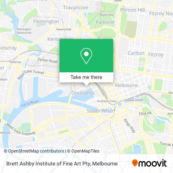 Brett Ashby Institute of Fine Art Pty map