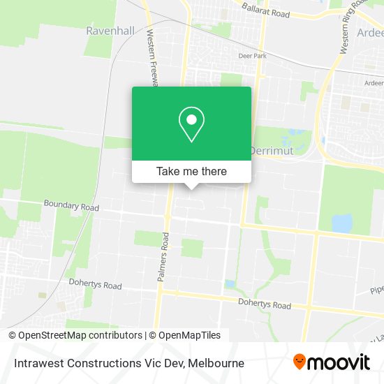 Intrawest Constructions Vic Dev map