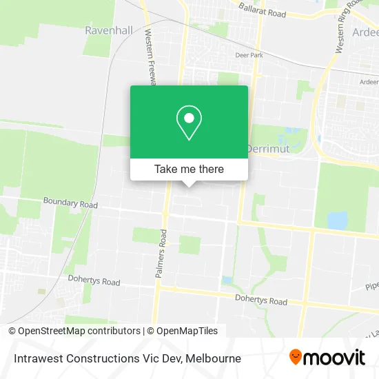 Intrawest Constructions Vic Dev map