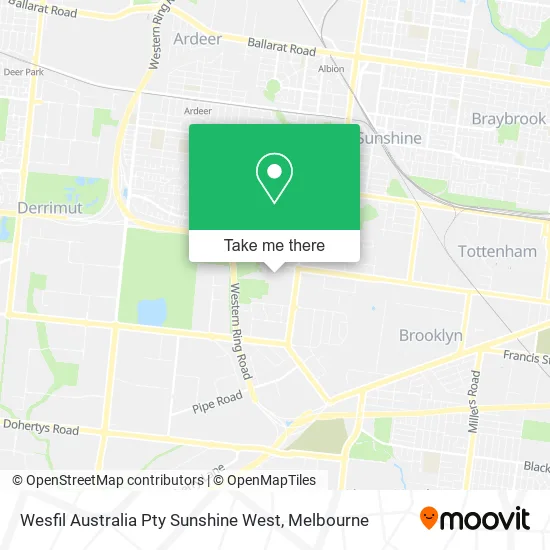 Wesfil Australia Pty Sunshine West map