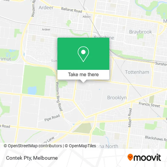 Contek Pty map