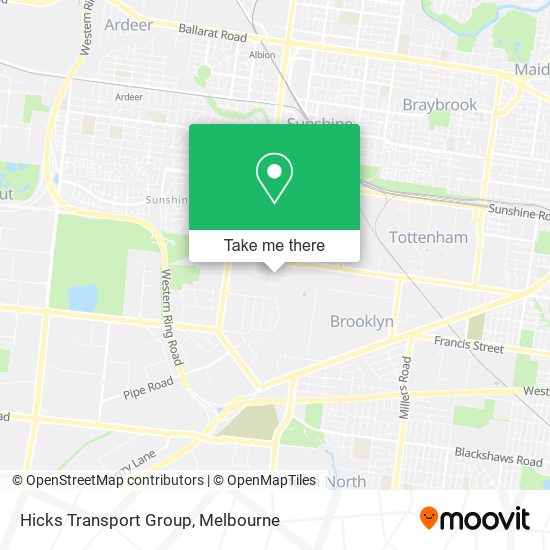 Hicks Transport Group map