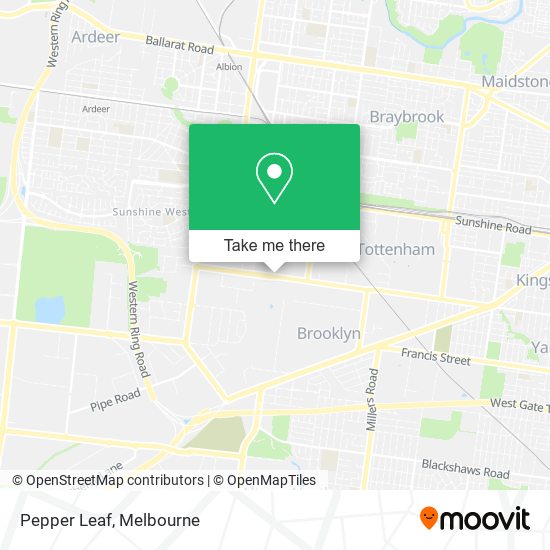 Pepper Leaf map
