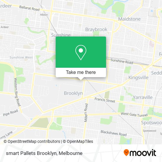 smart Pallets Brooklyn map