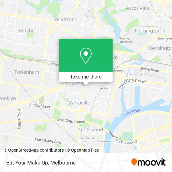Eat Your Make Up map