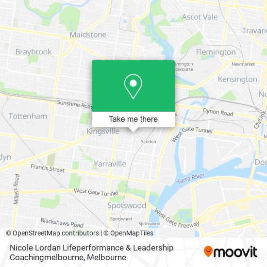 Nicole Lordan Lifeperformance & Leadership Coachingmelbourne map