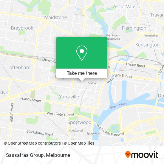 Sassafras Group map