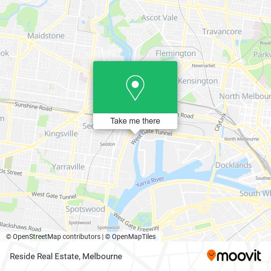 Reside Real Estate map
