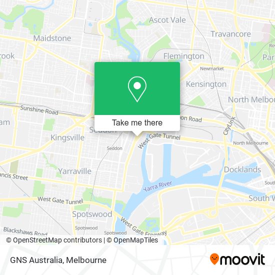 GNS Australia map