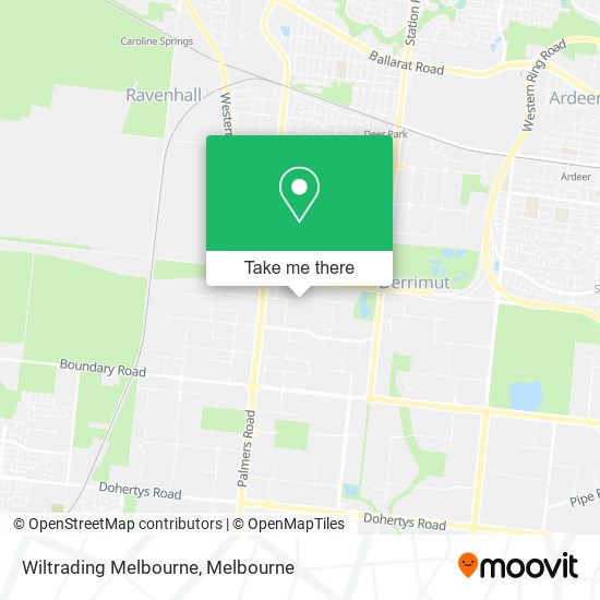 Wiltrading Melbourne map