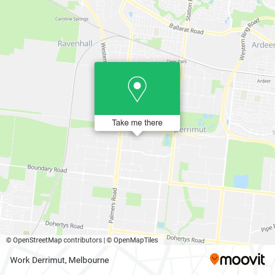 Work Derrimut map