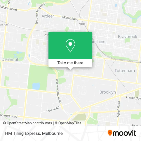 Mapa HM Tiling Express