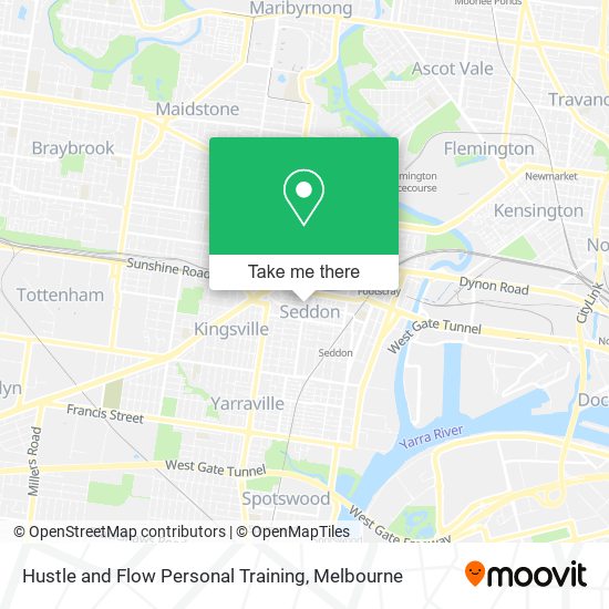 Mapa Hustle and Flow Personal Training