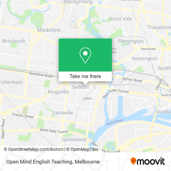 Mapa Open Mind English Teaching