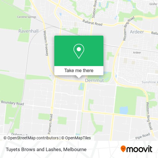 Tuyets Brows and Lashes map