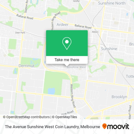 The Avenue Sunshine West Coin Laundry map