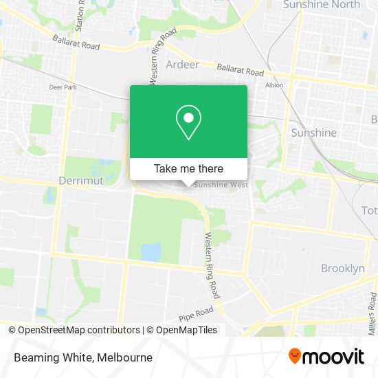 Beaming White map
