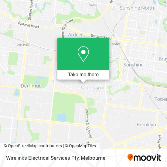 Wirelinks Electrical Services Pty map