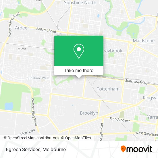 Egreen Services map