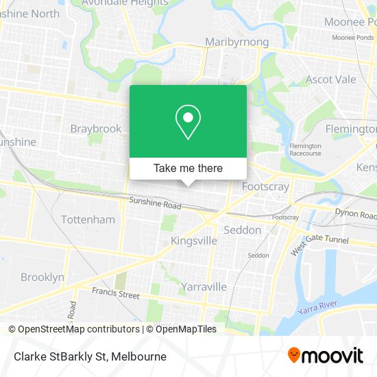 Clarke StBarkly St map