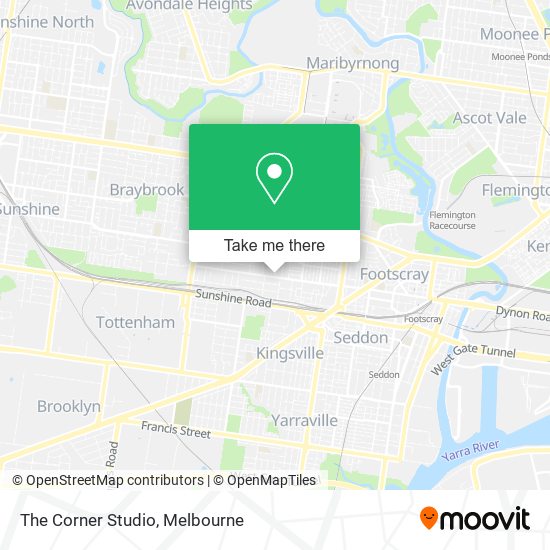 The Corner Studio map