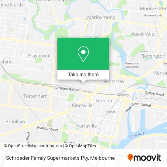 Schroeder Family Supermarkets Pty map