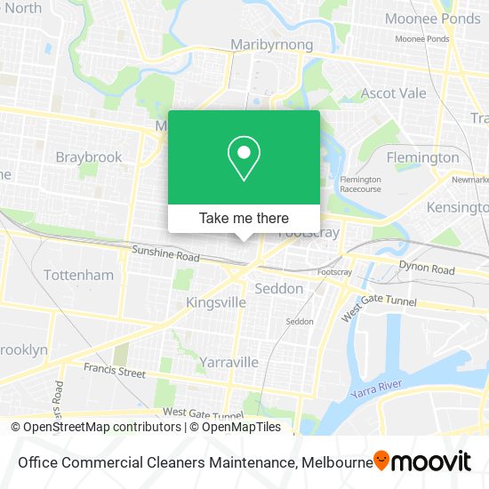 Office Commercial Cleaners Maintenance map