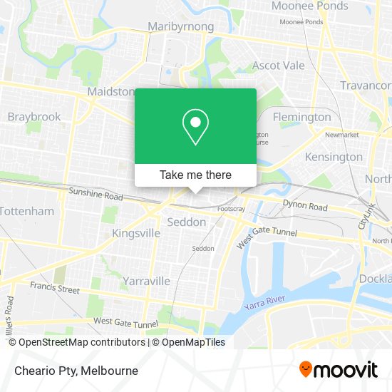 Cheario Pty map