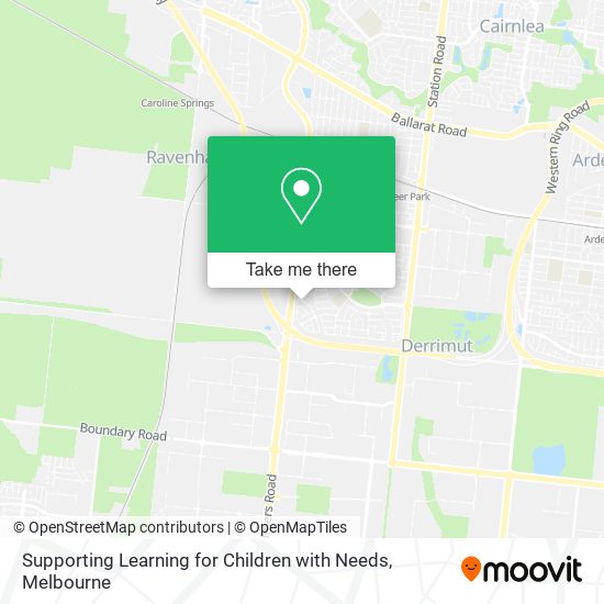 Supporting Learning for Children with Needs map