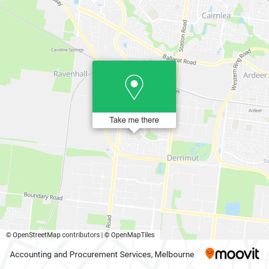 Accounting and Procurement Services map