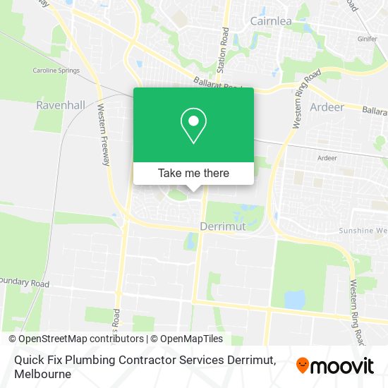 Mapa Quick Fix Plumbing Contractor Services Derrimut