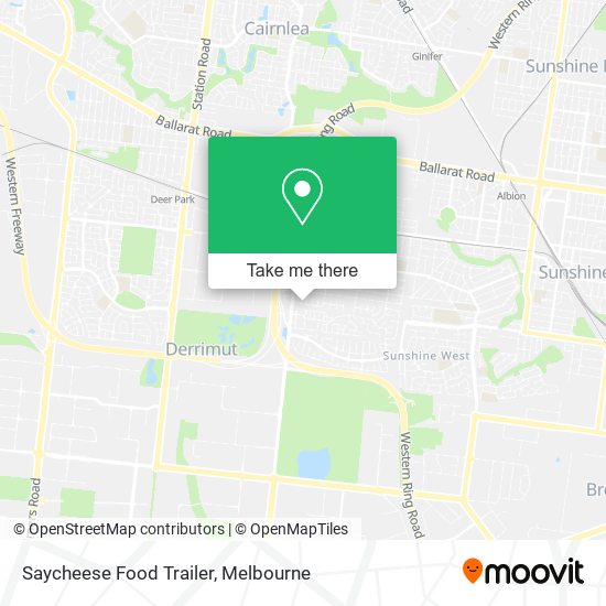 Saycheese Food Trailer map