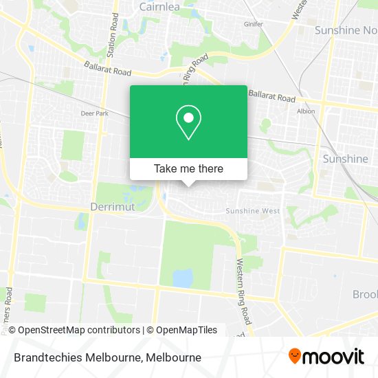 Mapa Brandtechies Melbourne