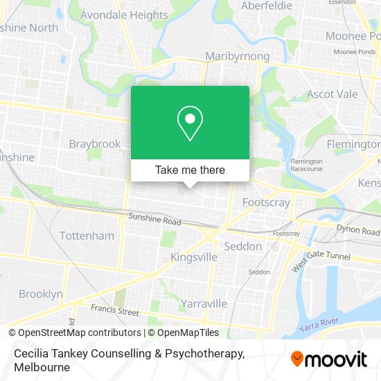 Cecilia Tankey Counselling & Psychotherapy map