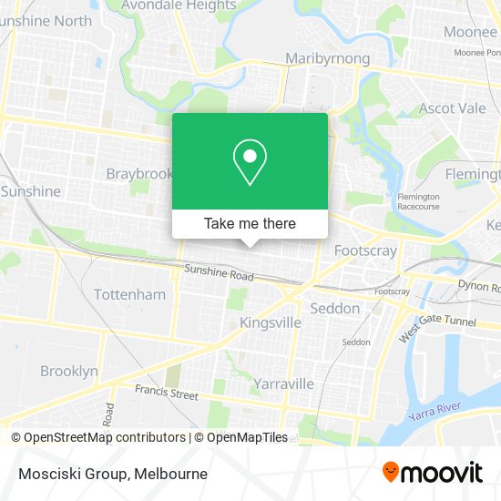 Mosciski Group map