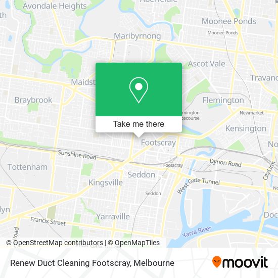 Renew Duct Cleaning Footscray map