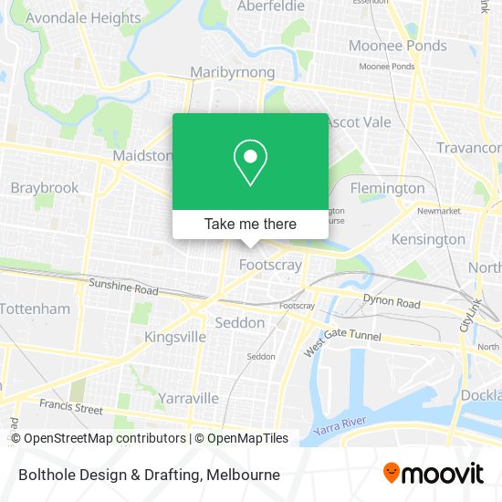 Bolthole Design & Drafting map