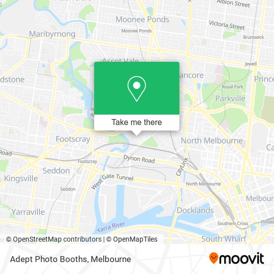 Adept Photo Booths map