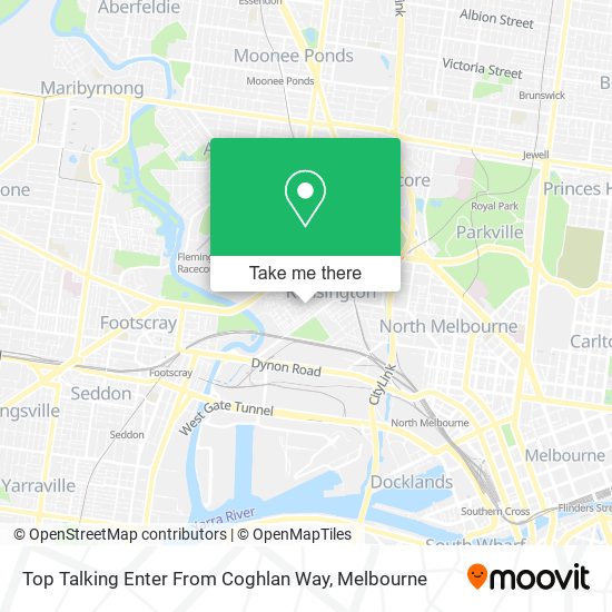 Mapa Top Talking Enter From Coghlan Way