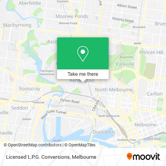 Licensed L.P.G. Conversions map