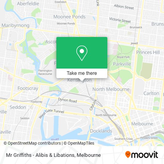 Mr Griffiths - Alibis & Libations map
