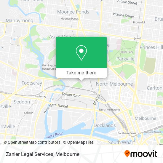 Zanier Legal Services map