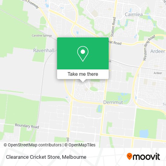 Clearance Cricket Store map