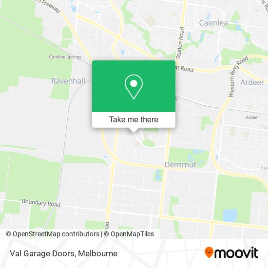 Val Garage Doors map