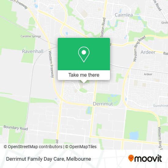 Derrimut Family Day Care map