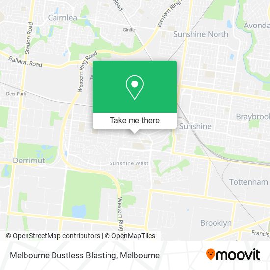 Melbourne Dustless Blasting map