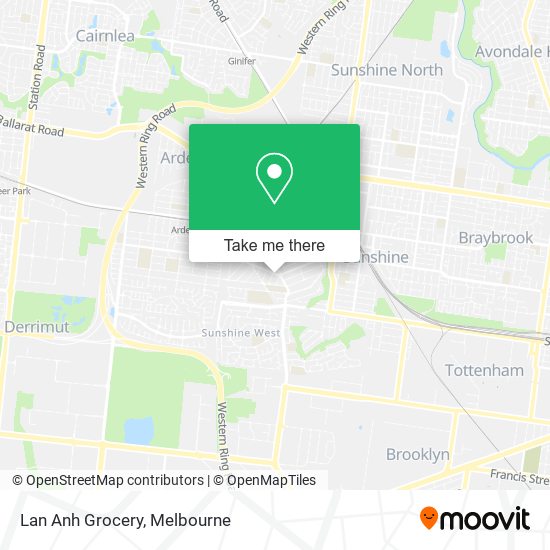 Lan Anh Grocery map